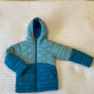 Girls Columbia Puffer - keeps your child warm and dry on cold, damp days.